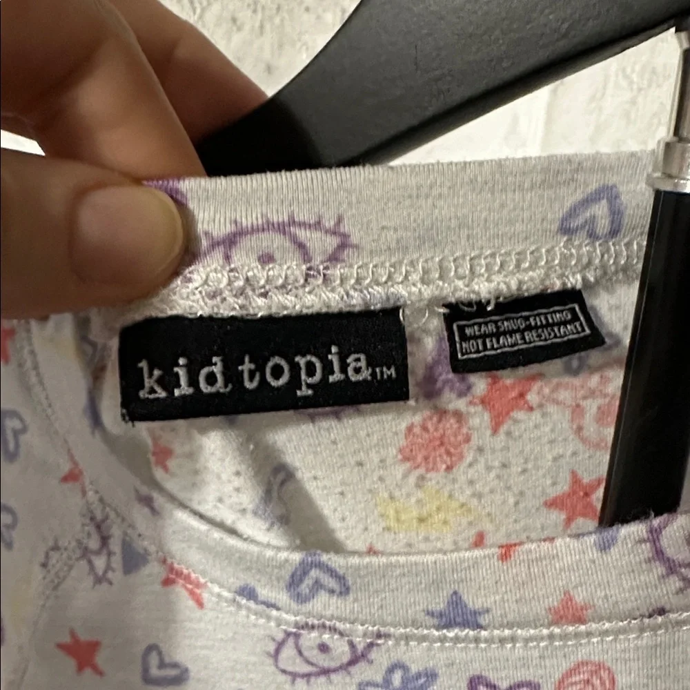 Kidtopia Multicolor Doodle Print Shirt, Sz Large